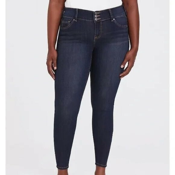 torrid Denim - Torrid Blue Denim Jeggings Women's 16 Short